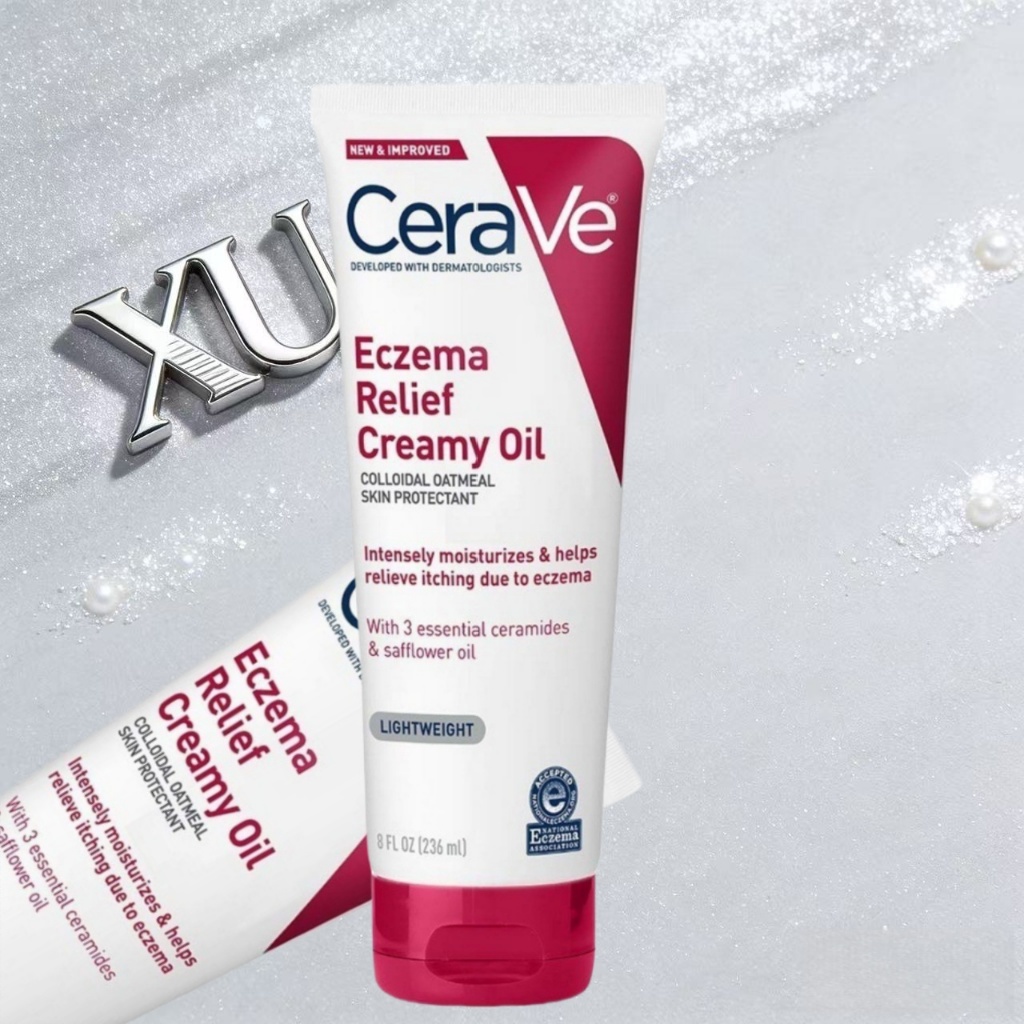 KEM DƯỠNG DA GIẢM CHÀM HIỆU QUẢ CERAVE ECZEMA RELIEF CREAMY OIL 236ML