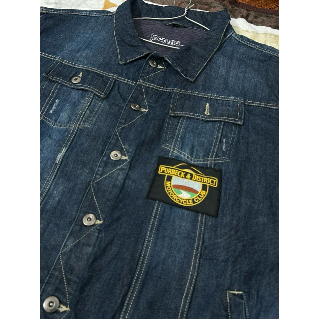 Áo khoác jean nam jacamo size XL D81-N75