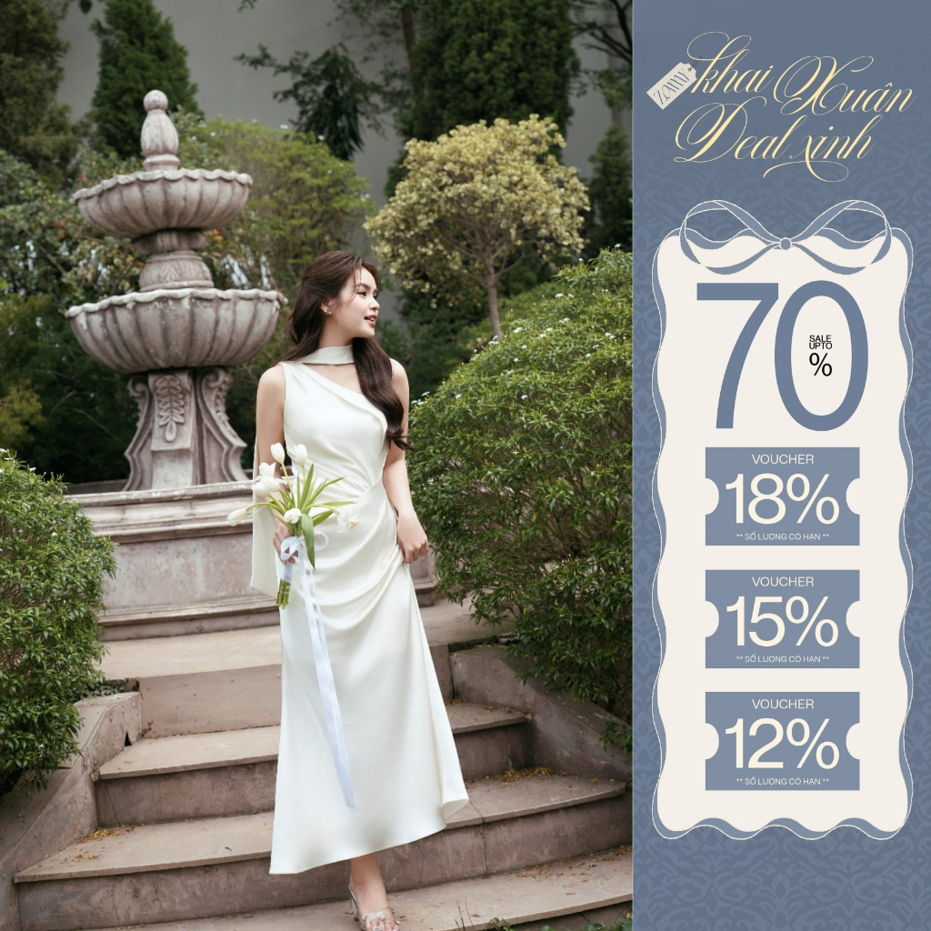 ZAMYSHOP - Váy thiết kế lụa dây vắt vai, váy đi tiệc, váy xinh đi chơi