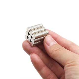 Bộ 5 Viên Nam Châm Đất Hiếm 10x2mm ( từ tính hút cực mạnh)