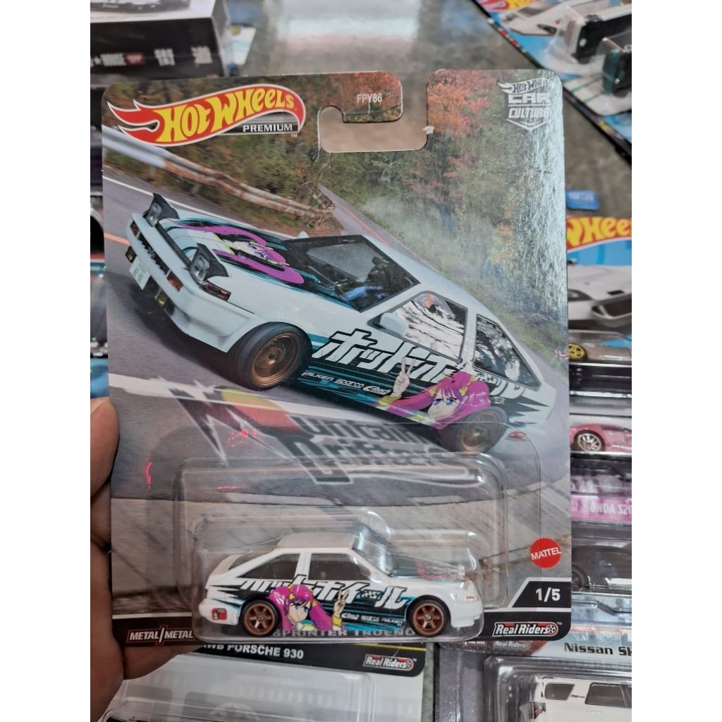HOT WHEELS PREMIUM TOYOTA AE86 SPRINTER TRUENO