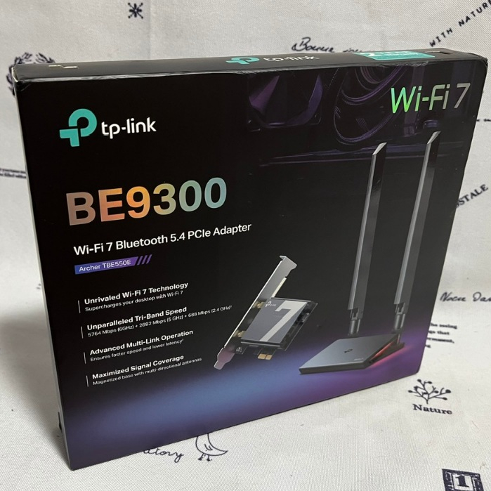 Đã sử dụng - Card mạng Tp-link Archer TBE550E | TBE552E | Adapter PCI-E | BE9300 | Bluetooth 5.4 | W