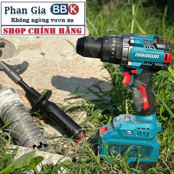 [Lỗi Đổi Mới] Chính Hãng Máy Khoan Pin Hiệu NAKAWA NK-KM2113/160PRO Lõi Đồng 100% - BH 1 Năm