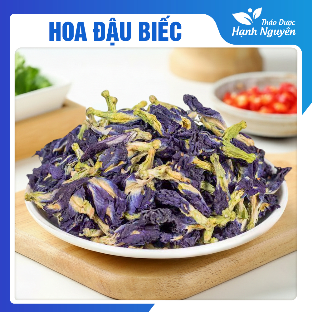 Hoa đậu biếc 1kg, trà hoa đậu biếc dưỡng nhan, đẹp da, chống lão hóa, ngăn ngừa ung thư hiệu quả