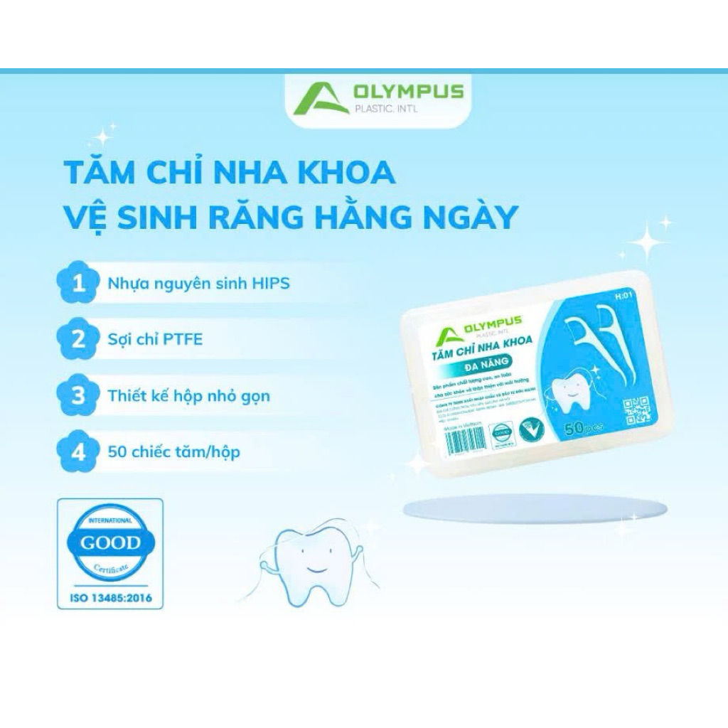 Hộp tăm chỉ nha khoa đa năng Olympus