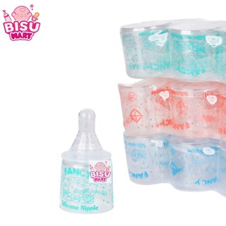 Núm Vú cổ hẹp Fancy Ly Silicone Siêu Mềm