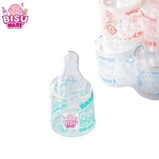 Núm Vú cổ hẹp Fancy Ly Silicone Siêu Mềm