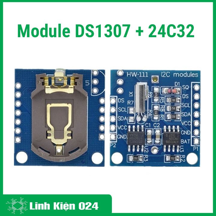 Module DS1307 + 24C32 (RTC / I2C)