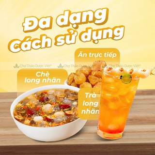 Long nhãn Hưng Yên 100g, long nhãn sấy khô, trà long nhãn cùi dày, nấu chè sen, pha trà vị ngọt tự nhiên