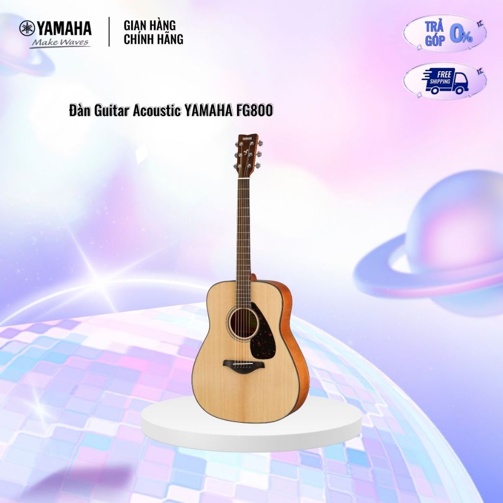 Đàn Guitar Acoustic YAMAHA FG800 - Thiết kế đơn giản, truyền thống, phù hợp cho người mới
