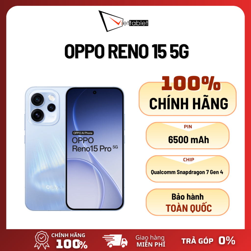 Oppo Reno 15 5G (12GB - 256GB) - Hàng Chính Hãng