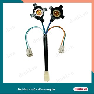 Dây đui đèn trước Wave 110 (1 đèn), 2 đèn, Dream Thái , Dream lùn DENKI