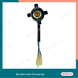 Dây đui đèn trước Wave 110 (1 đèn), 2 đèn, Dream Thái , Dream lùn DENKI