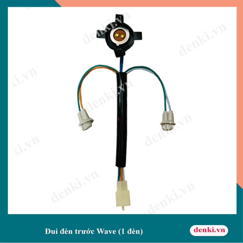 Dây đui đèn trước Wave 110 (1 đèn), 2 đèn, Dream Thái , Dream lùn DENKI