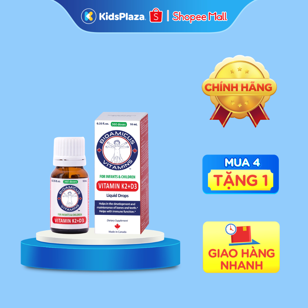[M3] - Vitamin D3K2 BioAmicus 10ml - Chính hãng