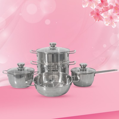 Bộ nồi cao cấp Magic Eco AC-01, chất liệu inox - Hàng chính hãng