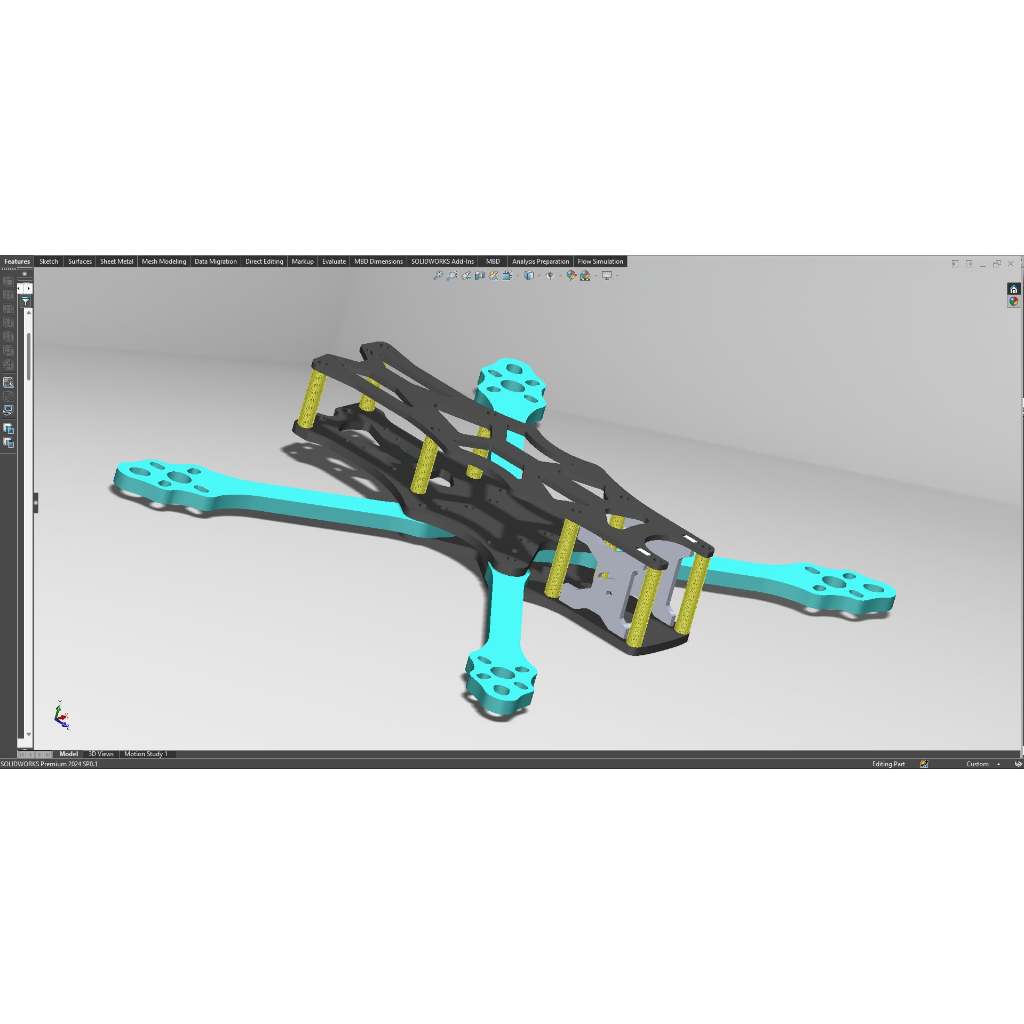 [MakeItReal] Khung Drone / FPV APEX 5 Inch (In 3D)