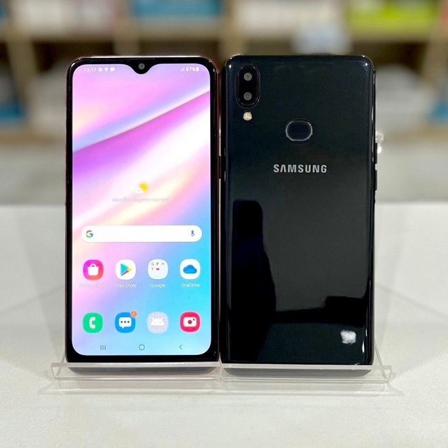 điện thoại Samsung Galaxy A10s 2SIM Cấu hình ram 3/32G Android 9 (Pie) Chip xử lý (CPU): MediaTek MT