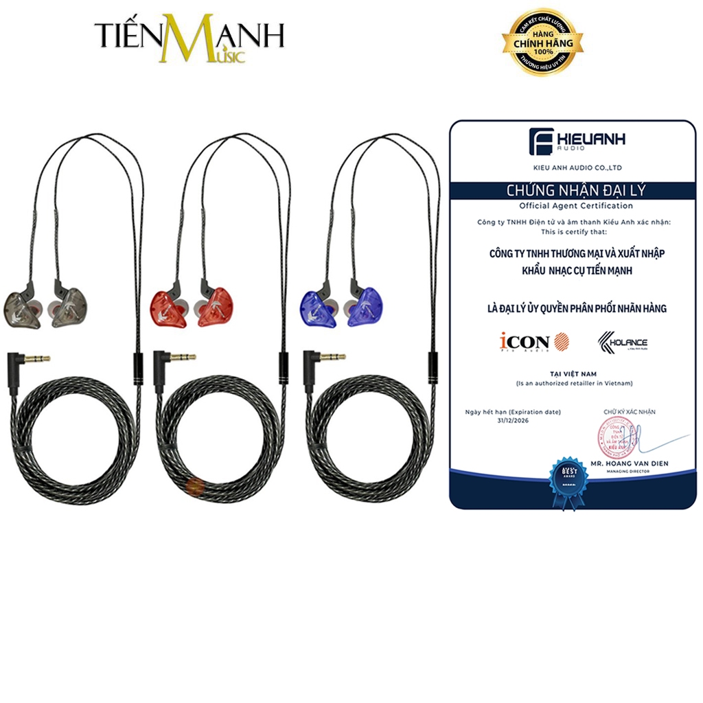 Tai Nghe Kiểm Âm Nhét Tai In-Ear Kolance MK-686 - Studio Monitor Headphones MK686