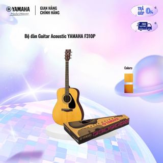 Bộ đàn Guitar Acoustic YAMAHA F310P gồm 8 chi tiết - Trọn bộ bạn cần cho người mới bắt đầu chơi đàn