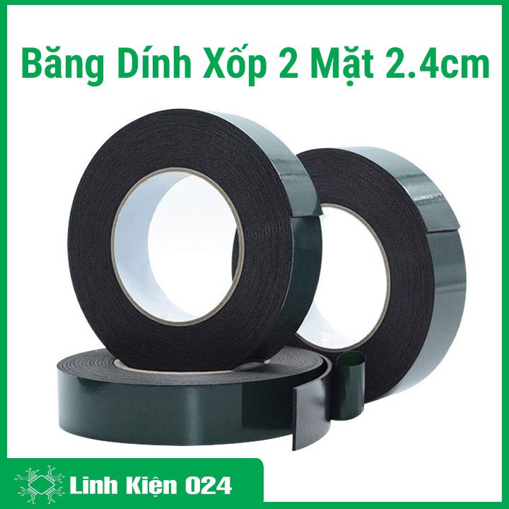 Băng Dính Xốp 2 Mặt 2.4cm