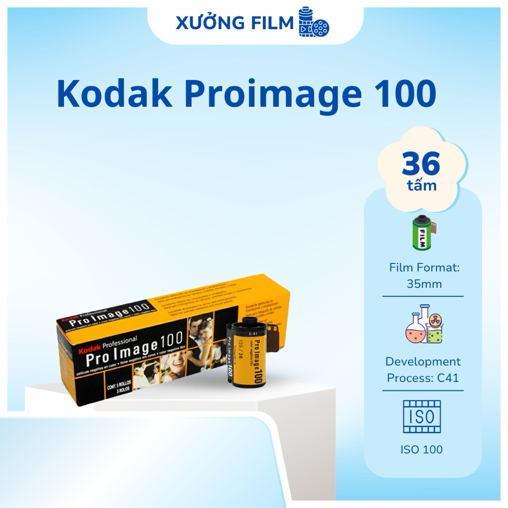 Film Chụp Ảnh Kodak Proimage 100 35mm 36exp | Xưởng Film