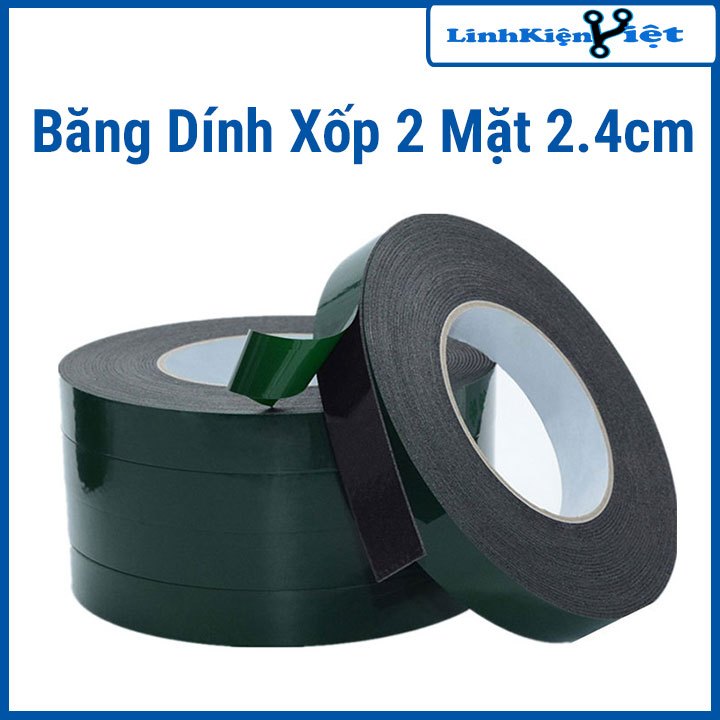Băng Dính Xốp 2 Mặt 2.4cm