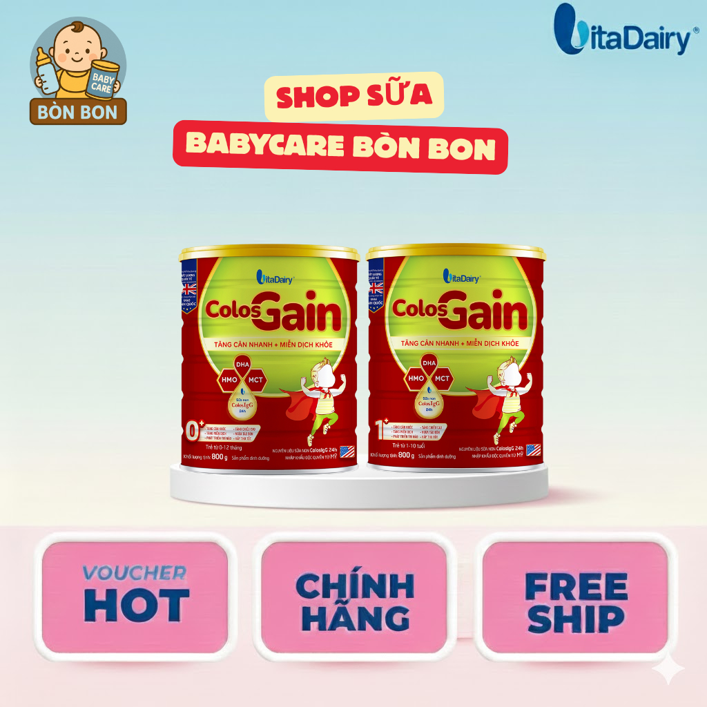 HSD 11/2026 SPDD COLOS GAIN 0+ 800G ĐẦY ĐỦ QR CODE