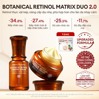 Vibrant Glamour Bộ Combo Serum & Kem Dưỡng Retinol 30ml & 30g Hỗ Trợ Tươi Trẻ Làn Da Không Cồn Không Hương Liệu Không