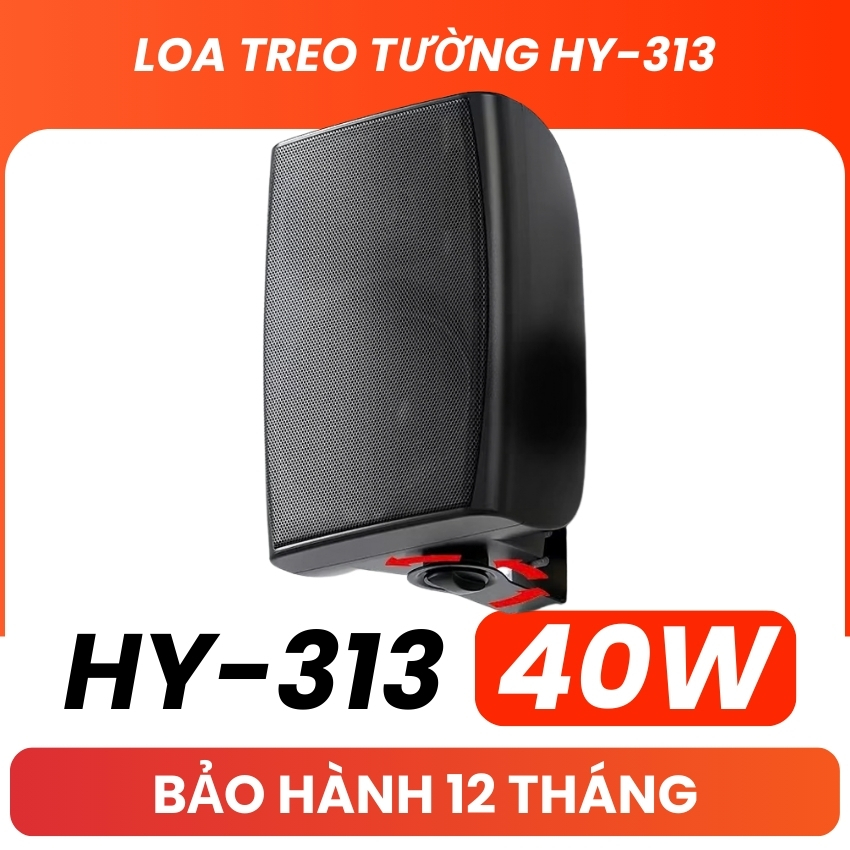 Loa treo tường HY313, Loa phụ dùng với amply, Loa gắn tường nghe nhạc chuyên dùng cho gia đình, quán