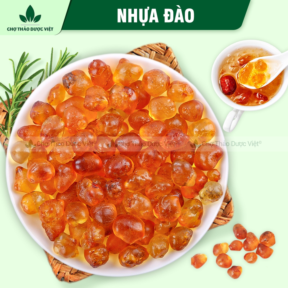 Nhựa đào Vân Nam 100g, mủ đào, nguyên liệu nấu chè dưỡng nhan, đẹp da, thanh nhiệt, giải khát