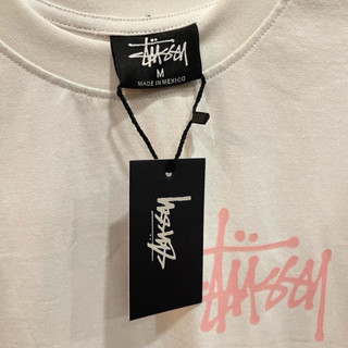 Áo Thun Stussy Basic Chữ Hồng Chất Vải Cotton