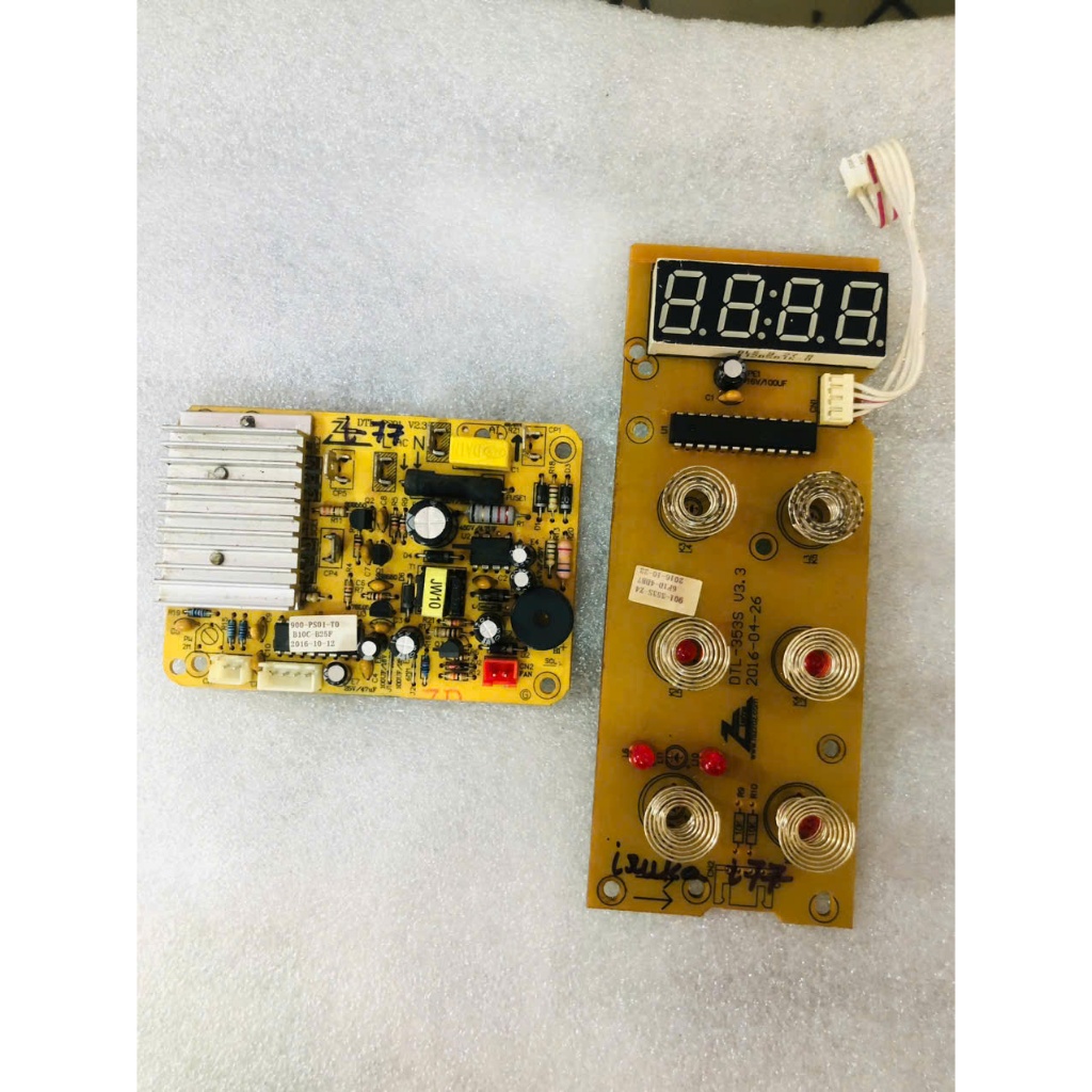 Bảng điều khiển, mạch công suất bếp HN Iruka I-77 ( hàng tháo bếp, đã qua sử dụng)