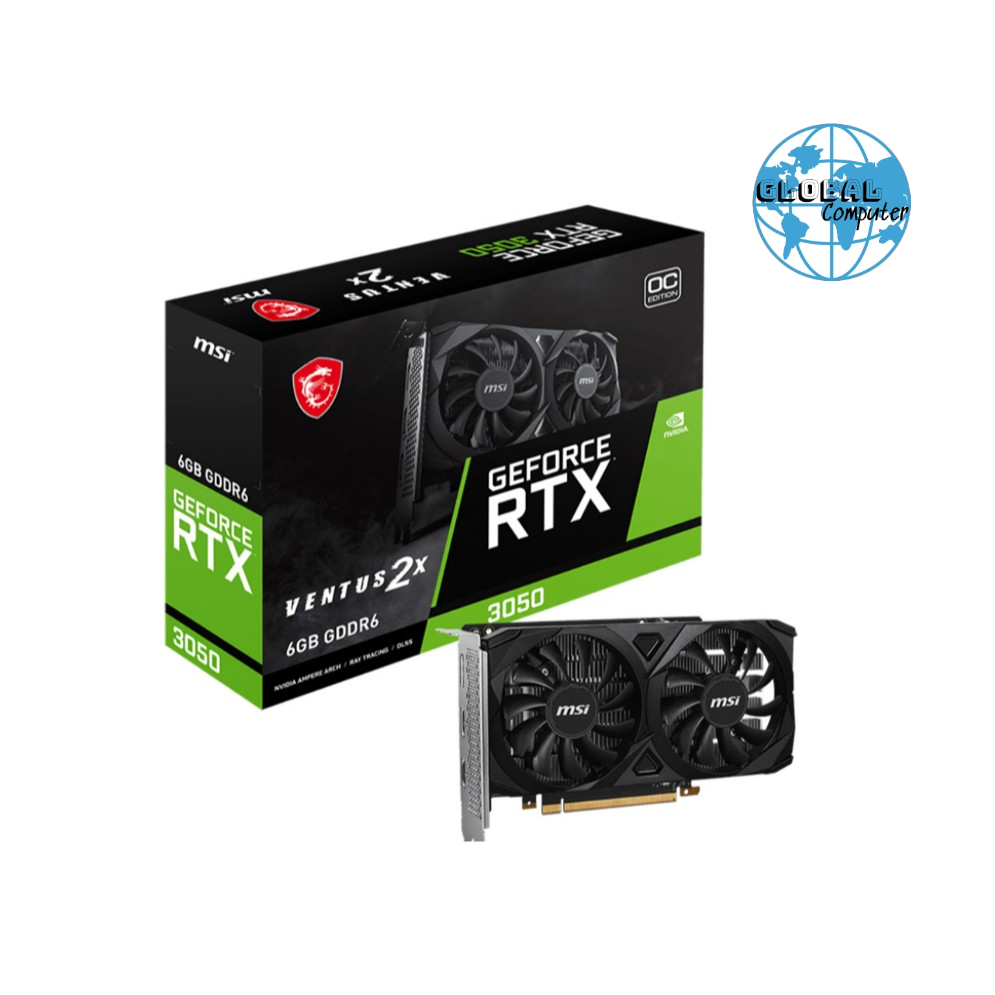Card màn hình MSI RTX 3050 VENTUS 2X 6GB OC