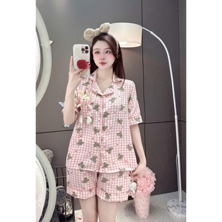 BUNNY Đồ Ngủ Nữ Pijama Mặc Nhà Chất Liệu Đũi Nhung Siêu Mềm Mịn DU36 Cao Cấp Thoải Mái Cho Phụ Nữ Hiện Đại