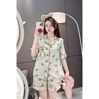BUNNY Đồ Ngủ Nữ Pijama Mặc Nhà Chất Liệu Đũi Nhung Siêu Mềm Mịn DU36 Cao Cấp Thoải Mái Cho Phụ Nữ Hiện Đại