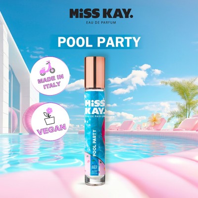 Nước hoa nữ thuần chay Miss Kay EDP POOL PARTY hương thơm tươi mát, ngọt nhẹ nhàng 25ml