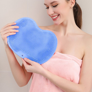 (L26) Tấm Thảm Chà Lưng Silicon Hít Tường Tạo Bọt, Massage Toàn Thân, Cọ Chà Chân Tạo Bọt Thư Giản