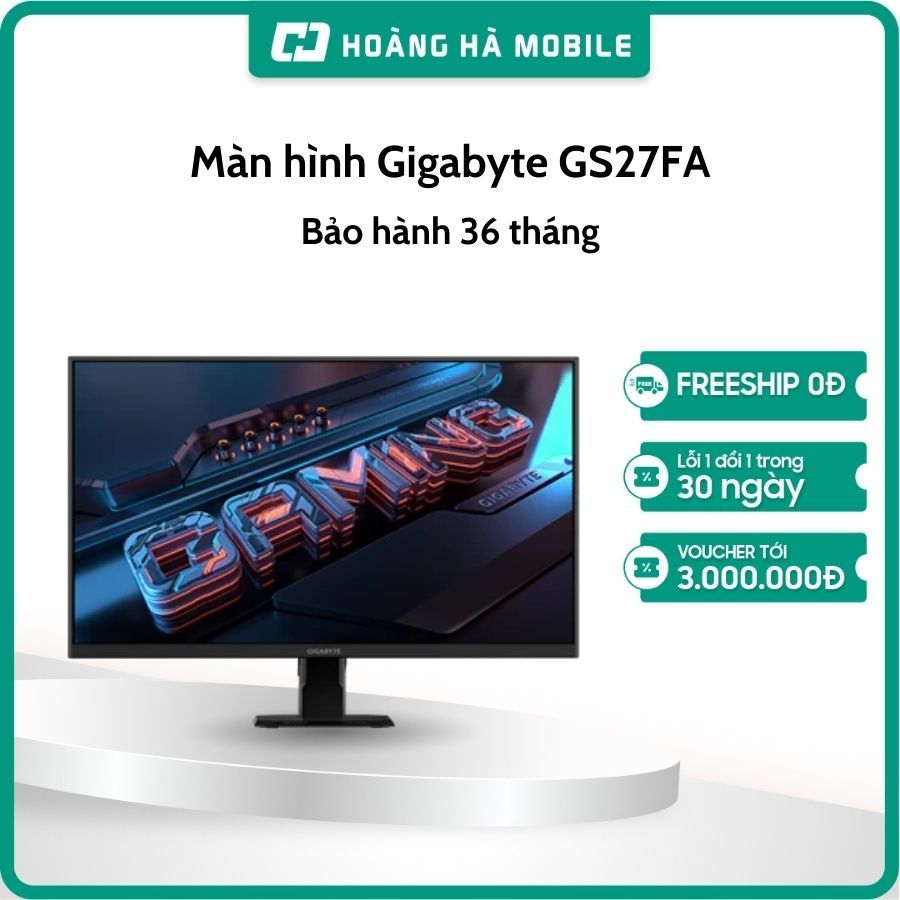 Màn hình Gigabyte GS27FA (27 inch/FHD/IPS/180hz/1ms) - Bảo hành chính hãng 36 tháng
