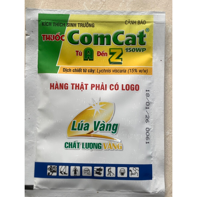 * Gói COMCAT 7,55g , kích thích sinh trưởng cây trồng