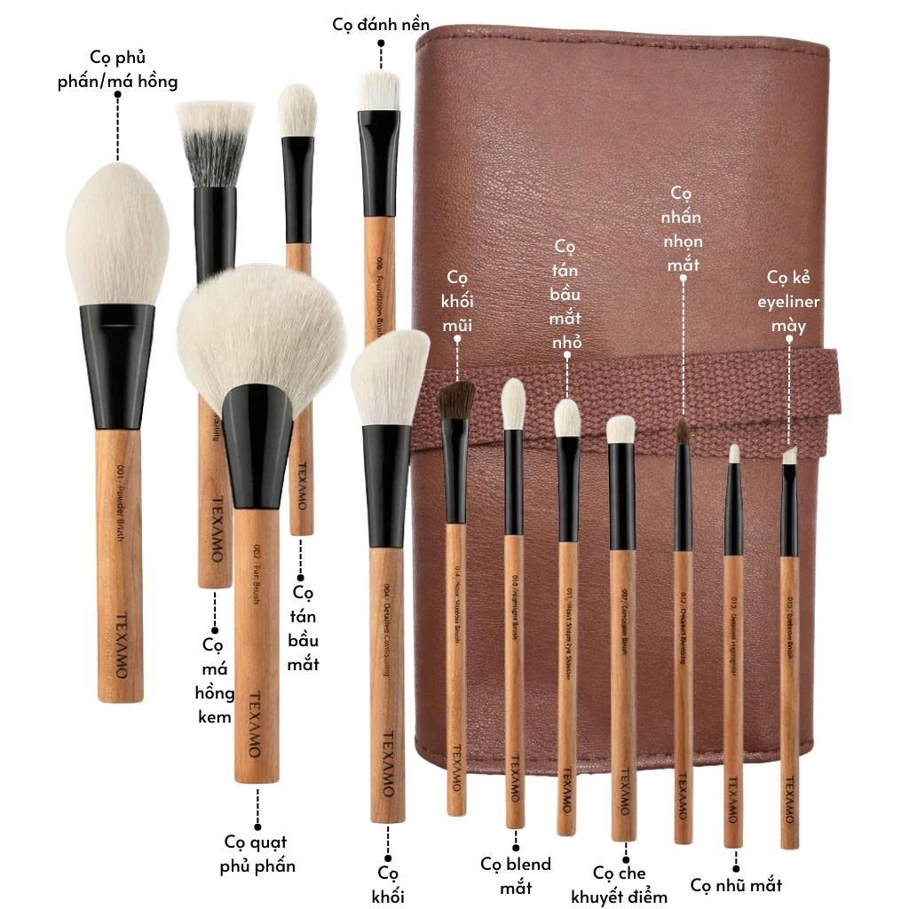 Bộ cọ trang điểm MSQ12 cây know whether