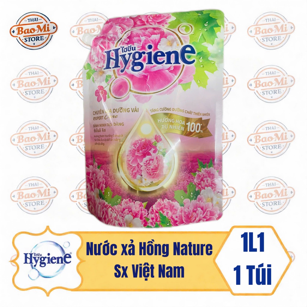 NƯỚC XẢ VẢI HYGIENE 1000ML THÁI LAN [MÀU HỒNG NHẠT]