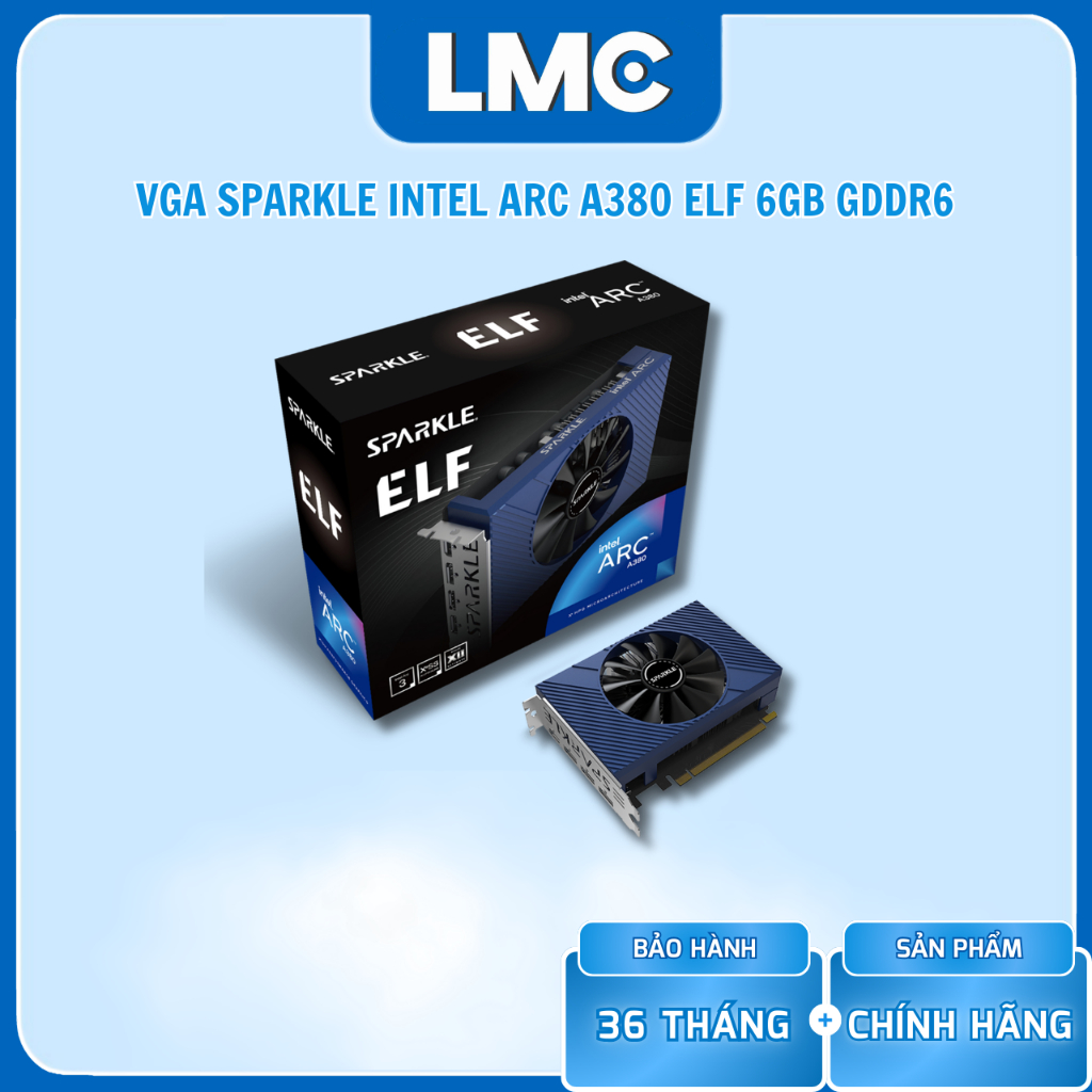VGA SPARKLE Intel Arc A380 ELF 6GB GDDR6