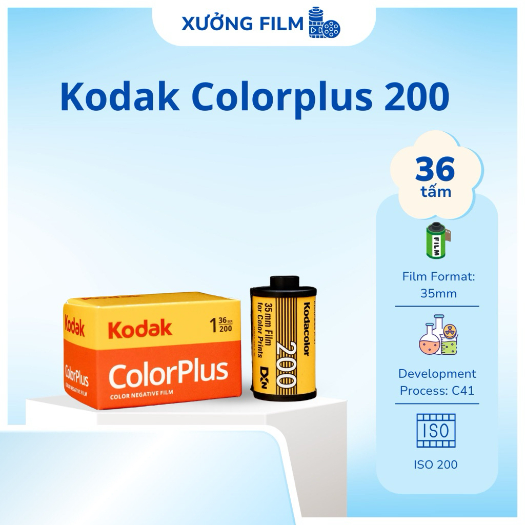 Film Chụp Ảnh Kodak Colorplus 200 35mm 36exp | Xưởng Film
