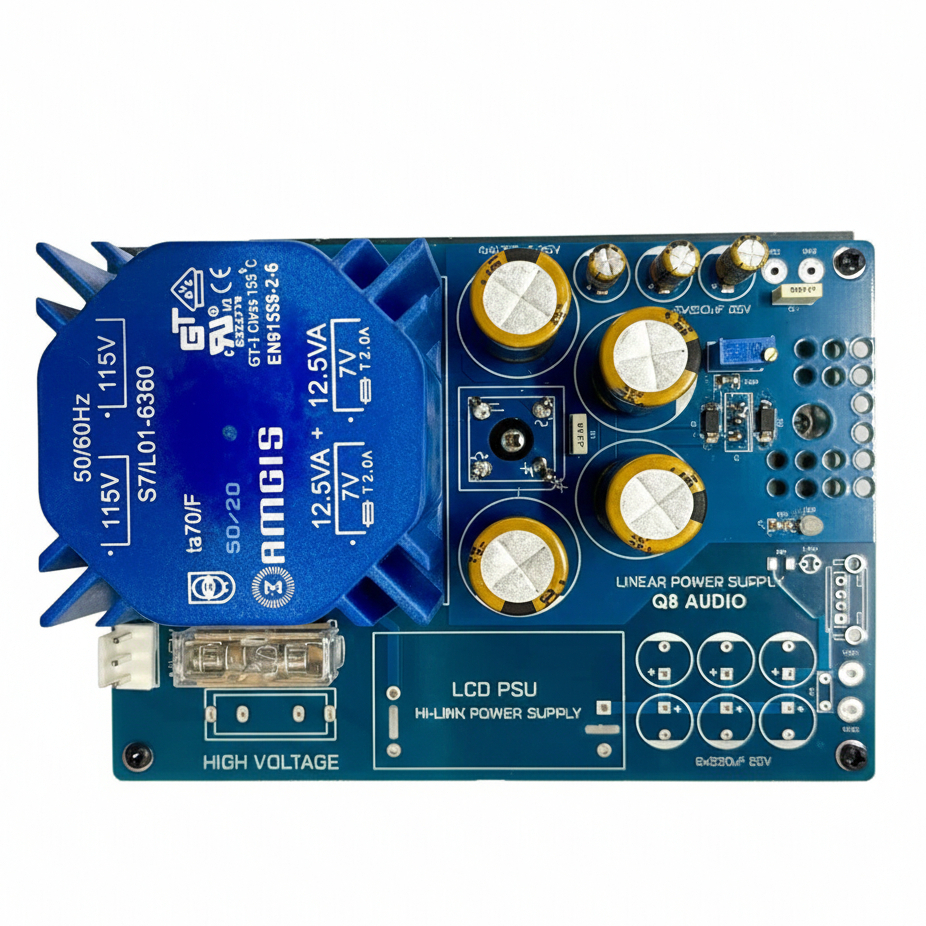 Mạch nguồn ổn áp cho Pi/ Music server/DAC