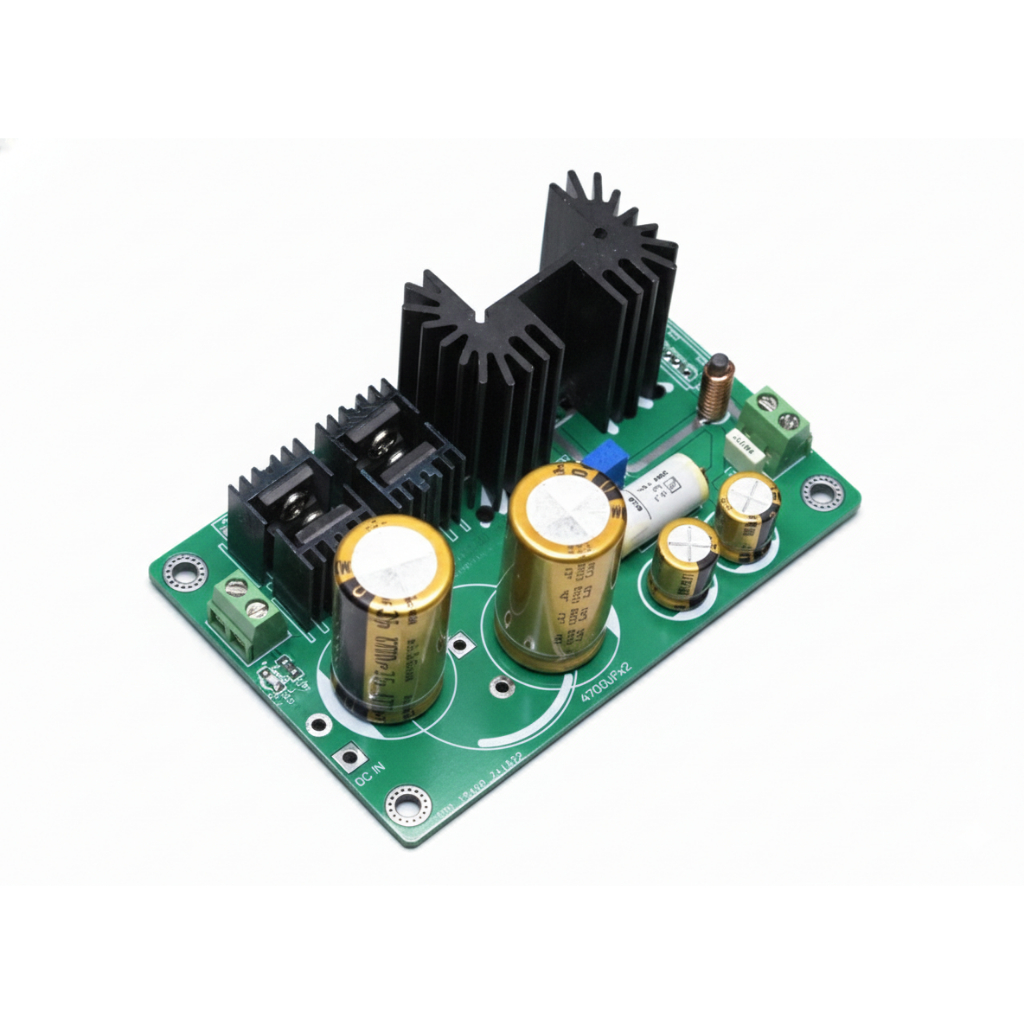 Mạch nguồn tuyến tính LT1963/LT1764, LT1084 bản mới có bổ sung cuộn lọc DC