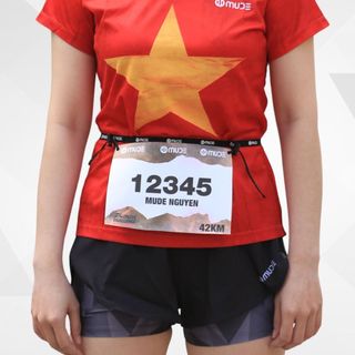 Dây Đeo BIB Chạy Bộ Thi Đấu MUDE Zen - Gọn Nhẹ, Chắc Chắn, Bảo Vệ Áo