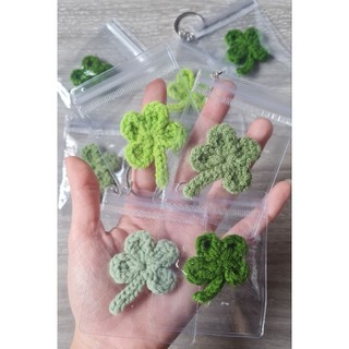 (Giao từ 4 cái hoặc mua kèm sp khác) Móc khóa CỎ 4 LÁ may mắn