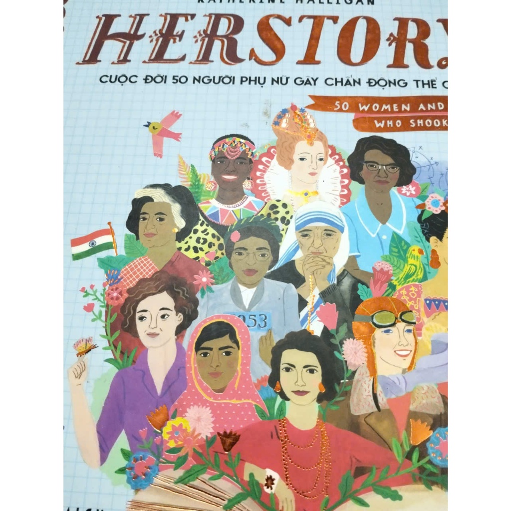 Sách Đồng Giá: Herstory-Cuộc Đời 50 Người Phụ Nữ Gây Chấn Động Thế Giới
