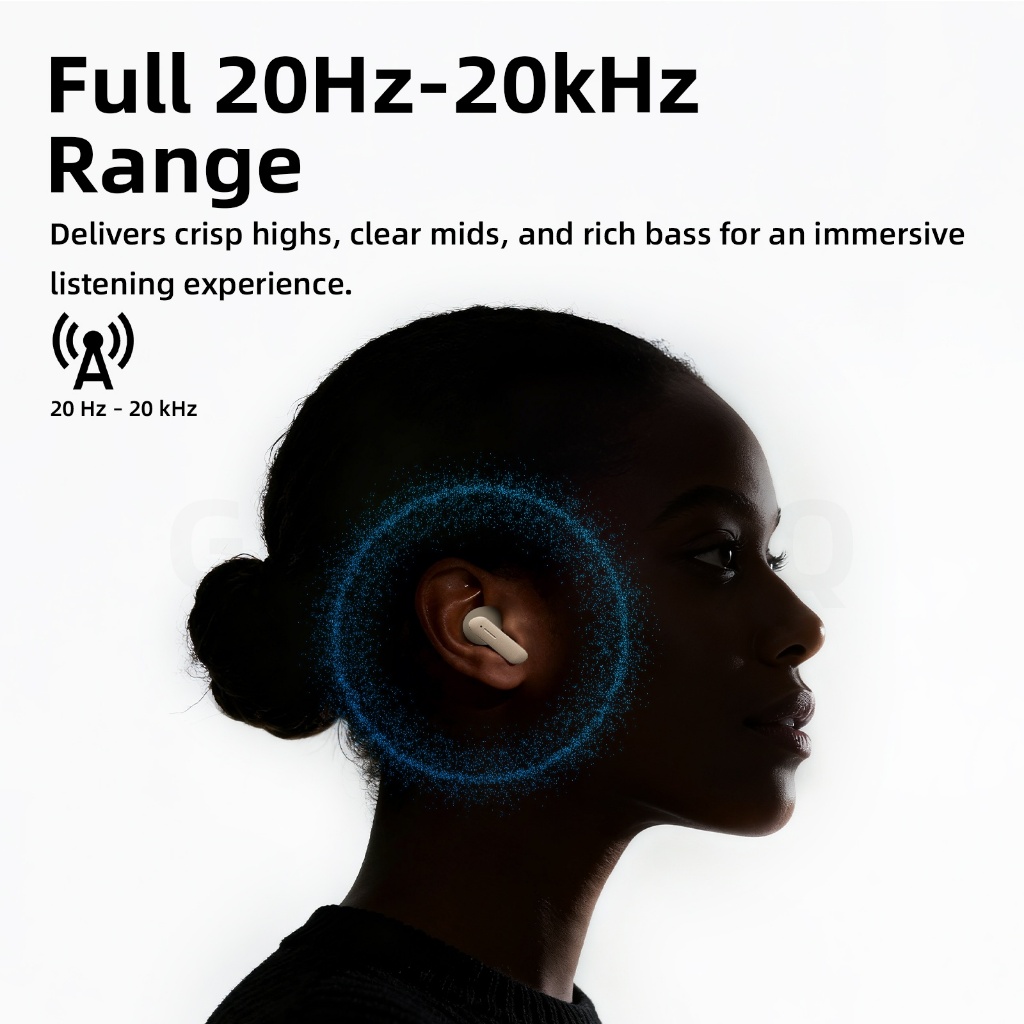 Tai nghe Bluetooth 5.3 không dây Goojodoq Thời lượng pin dài, nhỏ gọn và dễ mang theo | BigBuy360 - bigbuy360.vn